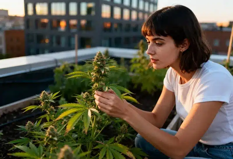 Autoflorecientes para exterior: Perfectas para terrazas o balcones, crecen rápido y ofrecen gran calidad.