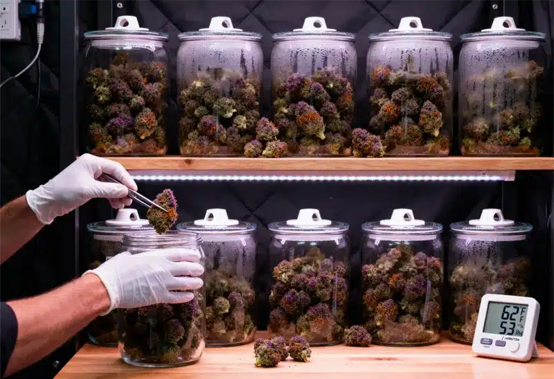 Blackberry Moonrocks destaca por sus tonos morados y su aroma dulce. Ideal para quienes buscan flores premium con sabor afrutado y potencia única.
