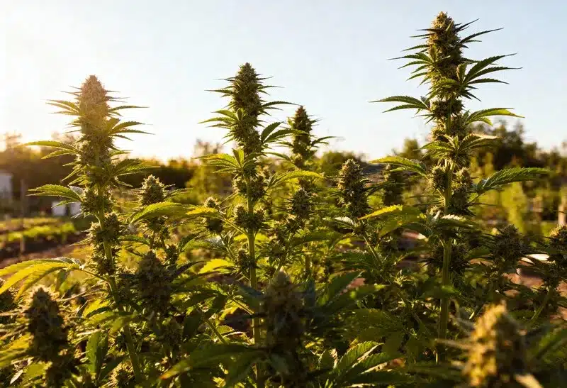 Blue Dream Auto: máxima producción en exterior soleado.