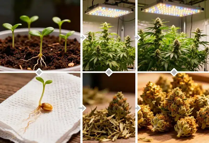 24k Gold semillas: ciclo completo de cultivo y cosecha.