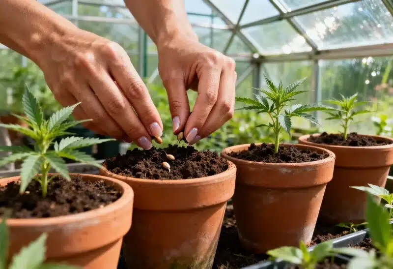 Comprar semillas de marihuana de cosecha temprana exterior.