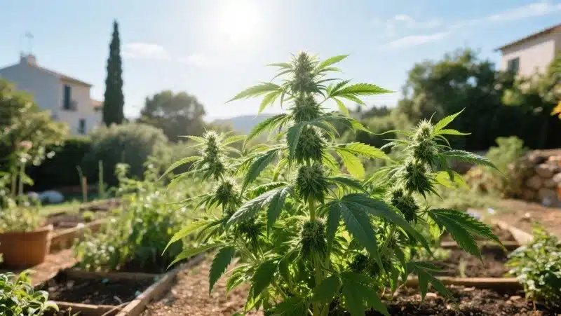Semillas con genética Gelato: Cultivo exterior potente.