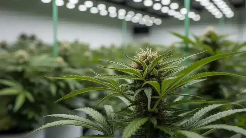 Autoflorecientes para cultivar en invernadero, con alta producción y óptimo rendimiento bajo luz LED en ambientes controlados.
