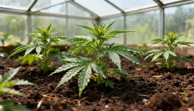 Semillas con genética Kush perfectas para invernadero, plantas y estables que ofrecen resina densa y excelente rendimiento.
