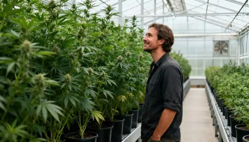 Rendimientos de cannabis con Annaboto aplicados a plantas altas y maximizando producción en espacios controlados.
