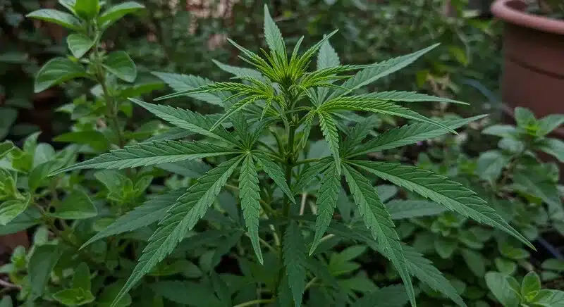 Variedades de marihuana con menta para principiantes en cultivo.