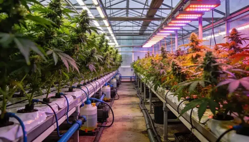 Instalación profesional de cultivo con sistemas avanzados: mejores prácticas para la propagación del cannabis mediante cultivo in vitro orientadas a la uniformidad, sanidad vegetal y eficiencia productiva.