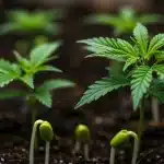 AK 59 en fase de germinación y crecimiento inicial.