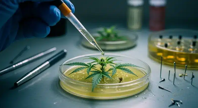Cómo crear un entorno estéril para el cultivo in vitro de cannabis.