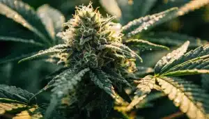 Cogollo resinoso de cannabis Candy Kush Regular.