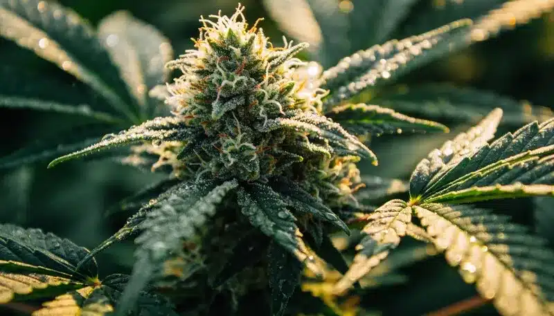 Cogollo resinoso de cannabis Candy Kush Regular.