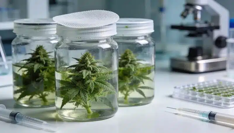 ¿Es seguro el cultivo in vitro para el cultivo orgánico de cannabis en laboratorio?