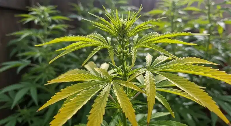 Cómo corregir la clorosis foliar en el cannabis en crecimiento.