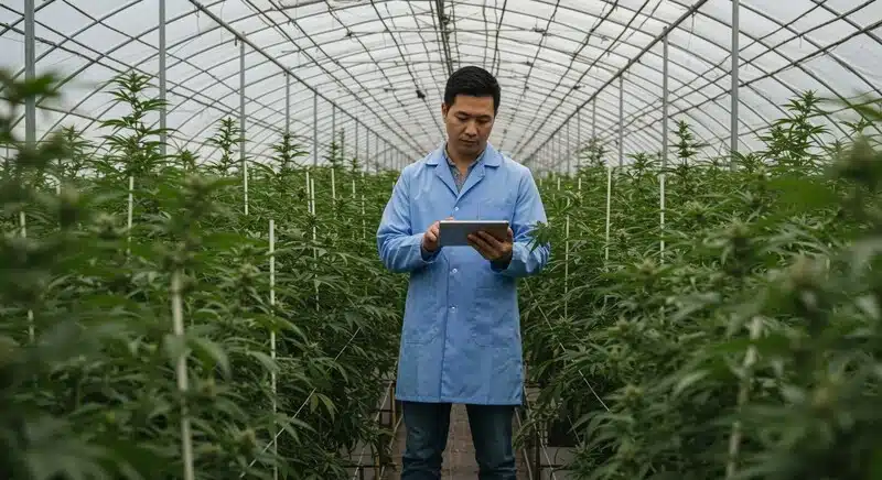 Medición Brix en invernadero: cómo usar refractómetro para cannabis.