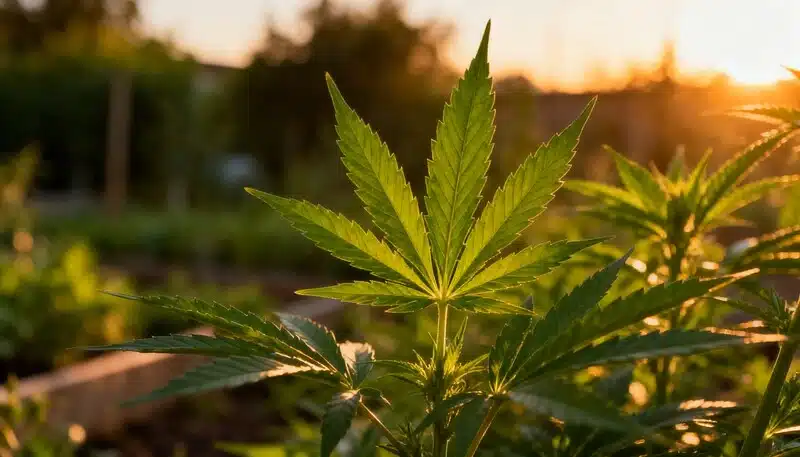 El desequilibrio del pH causa hojas amarillas en cannabis.