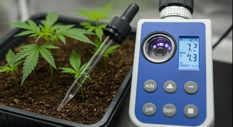 Ventajas de usar refractómetros en el cultivo de cannabis.