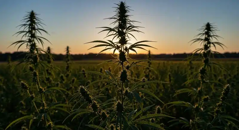 Colombian Gold Auto cultivo exterior cannabis en floración .