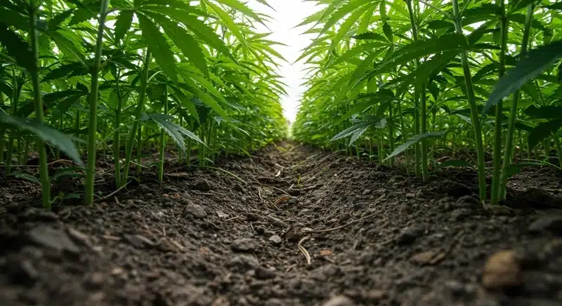 Critical Cheese Auto cultivo cannabis en hileras.