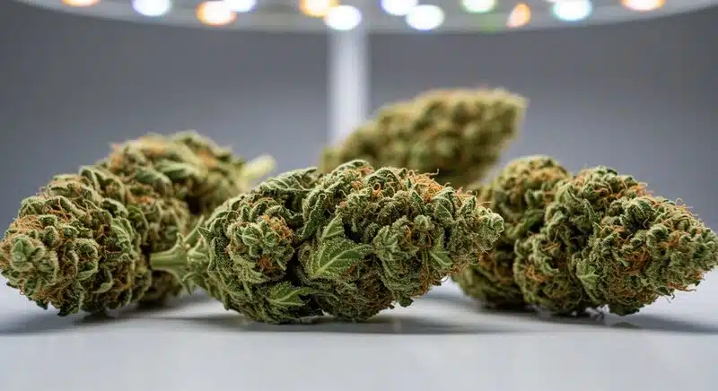 Investigación sobre estabilidad y conservación de cannabinoides en cannabis.