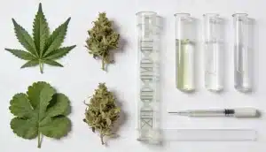 Análisis de códigos de barras genéticos para clasificar cannabis.