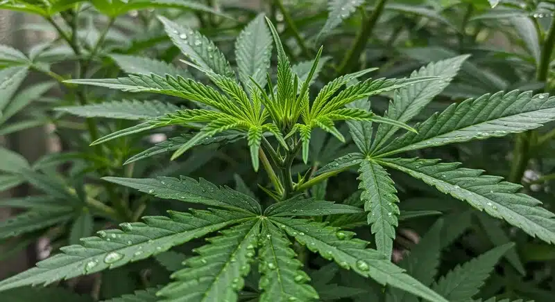 Planta de cannabis seleccionada por su genotipo y estabilidad genética.