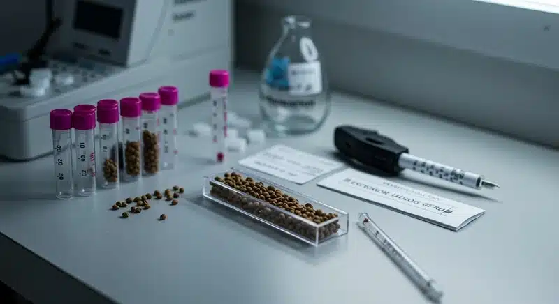 Etiquetado genético y trazabilidad de semillas de cannabis.
