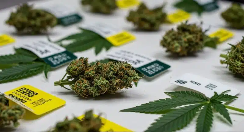 Verificación genética en cannabis estable mediante identificación de variedades.