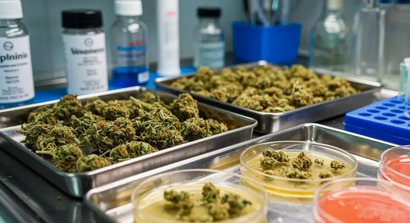 Cómo hacer caramelos duros con marihuana utilizando cannabis analizado y controlado en laboratorio.