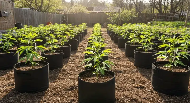La organización del cultivo, el manejo del sustrato y la separación entre plantas son factores clave para controlar los puntos críticos de carga microbiana en salas de cultivo. 