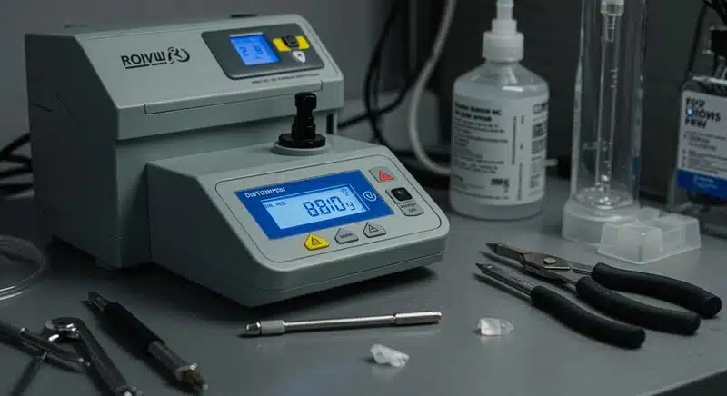 Almacenamiento a largo plazo de concentrados de cannabis monitorizado con instrumentos analíticos de precisión.