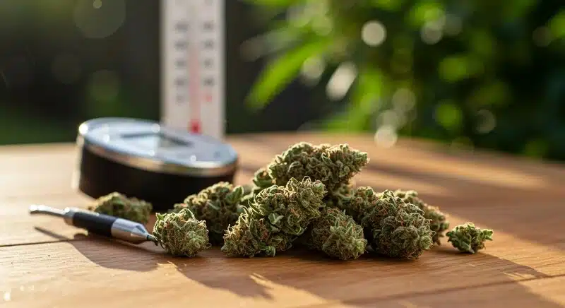 Guía sobre la estabilidad química de los cannabinoides en cannabis.