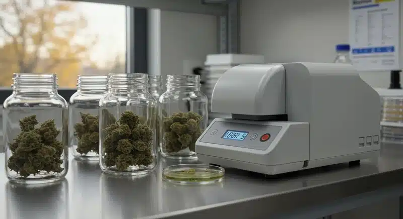Las mejores variedades de cannabis resistentes al moho analizadas en laboratorio para comprobar su calidad y estabilidad.