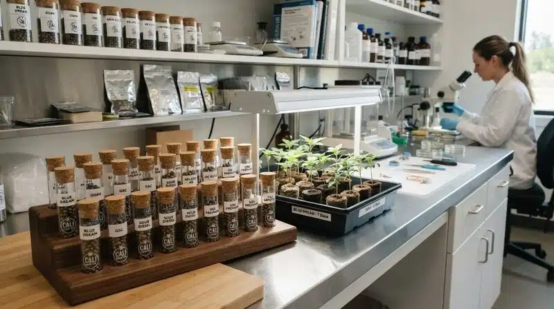 Semillas americanas de cannabis seleccionadas y analizadas en laboratorio